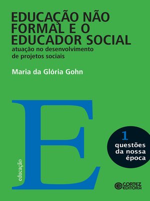 cover image of Educação não formal e o educador social